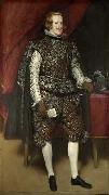 Diego Velazquez Philip IV in Brown and Silver, Spain oil painting reproduction